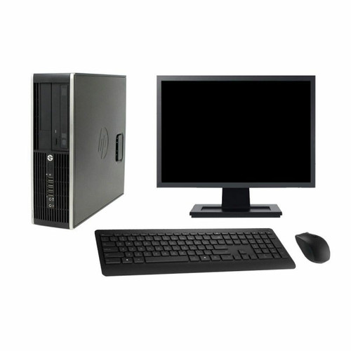 Hp PC HP Compaq Pro 6300 SFF I5-2400 4Go 1To Graveur DVD Wifi W7 Ecran 27"