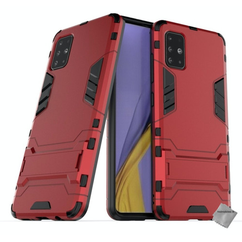 Htdmobiles - Coque rigide anti choc pour Samsung Galaxy A51 + film ecran - ROUGE Htdmobiles  - Accessoires et consommables