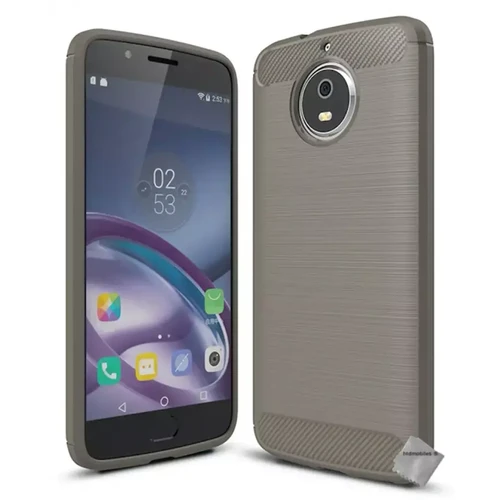 Htdmobiles - Coque silicone gel carbone pour Motorola Moto G5s + film ecran - GRIS Htdmobiles  - Accessoires et consommables