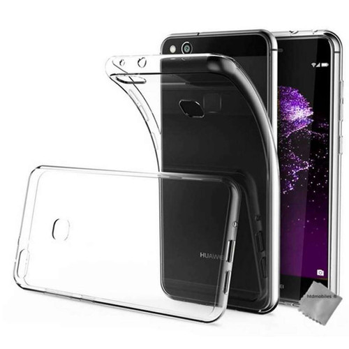 Htdmobiles - Coque silicone gel fine pour Huawei P10 Lite + film ecran - TPU TRANSPARENT Htdmobiles  - Coque, étui smartphone