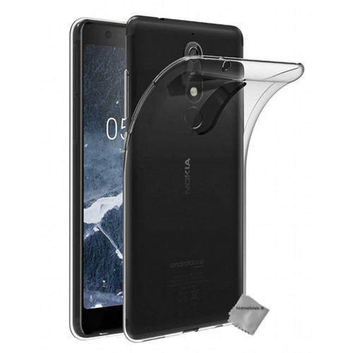 Htdmobiles - Coque silicone gel fine pour Nokia 5.1 (2018) + verre trempe - TPU TRANSPARENT Htdmobiles  - Coque, étui smartphone
