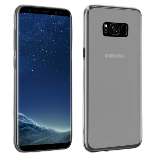 Htdmobiles - Coque silicone gel fine pour Samsung G950F Galaxy S8  + verre trempe - BLANC TRANSPARENT Htdmobiles  - Etui samsung s8