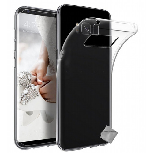 Htdmobiles - Coque silicone gel fine pour Samsung G950F Galaxy S8 + verre trempe - TPU TRANSPARENT Htdmobiles  - Etui samsung s8