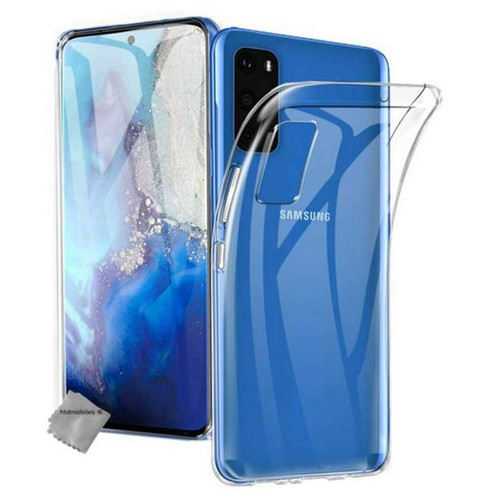 Htdmobiles - Coque silicone gel fine pour Samsung Galaxy S20 + verre trempe - TPU TRANSPARENT Htdmobiles  - Coque Galaxy S6 Coque, étui smartphone