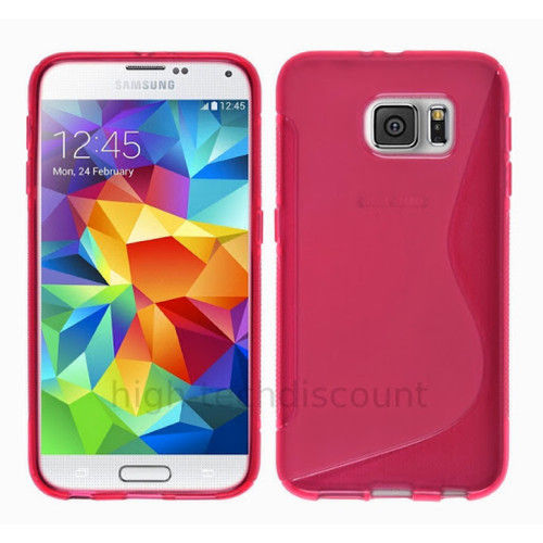 Htdmobiles - Housse etui coque pochette silicone gel fine pour Samsung G925F Galaxy S6 Edge + film ecran - ROSE Htdmobiles  - Accessoire Smartphone