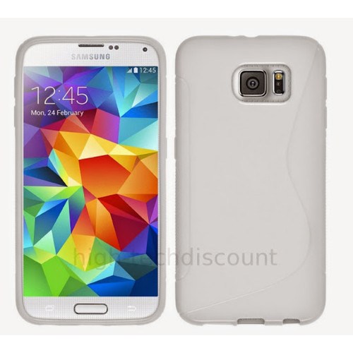 Htdmobiles - Housse etui coque pochette silicone gel fine pour Samsung G920F Galaxy S6 + film ecran - BLANC Htdmobiles  - Coque silicone s6