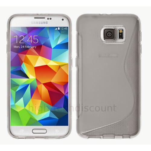 Htdmobiles - Housse etui coque pochette silicone gel fine pour Samsung G920F Galaxy S6 + film ecran - TRANSPARENT Htdmobiles  - Coque silicone s6