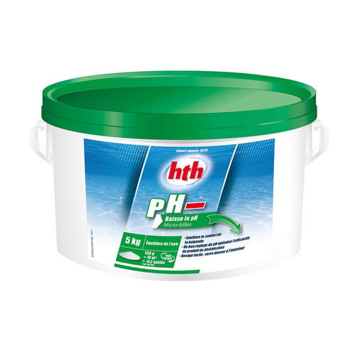 Produits spéciaux et nettoyants Hth pH moins micro-billes 5 kg - HTH