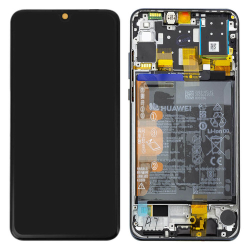 Huawei - Bloc Complet Huawei P30 Lite Écran LCD Batterie 3340 mAh Original Noir Huawei  - Accessoires Officiels Huawei Accessoires et consommables