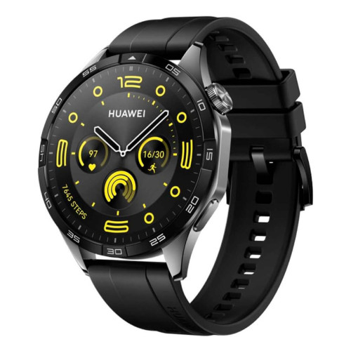 Huawei -Huawei Watch GT 4 Bluetooth 46mm Noir (Black Fluoroelastomer Strap) Phoinix B19F Huawei  - Montre connectée Huawei