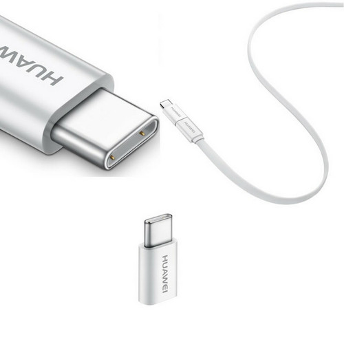 Huawei - Huawei 4071259 cable gender changer MicroUSB USB 3.1 Type-C Blanc Huawei  - Webcam