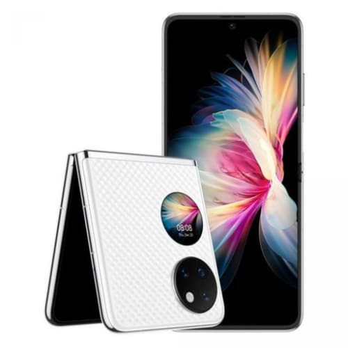 Huawei - P50 Pocket Téléphone Intelligent 6.9" OLED Qualcomm Snapdragon 888 8Go 256Go EMUI 12 Blanc - Seconde Vie Huawei