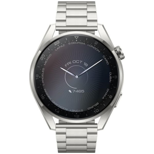 Huawei - Watch 3 Pro Montre Connectée 1.4'' AMOLED GPS Bluetooth Automatique Android iOS Argent - Huawei
