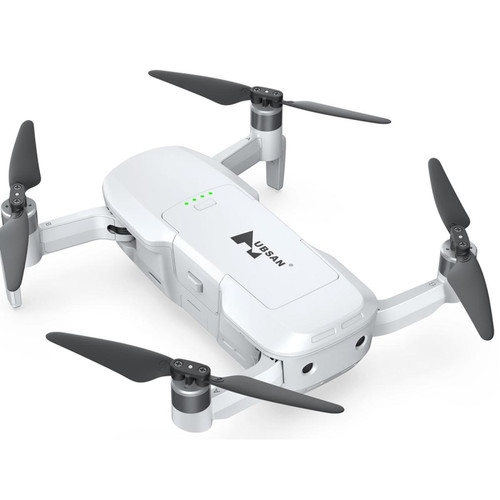 Hubsan Drone Hubsan ACE SE avec caméra 4K 3 axes 30fps 10KM GPS Wifi FPV blanc