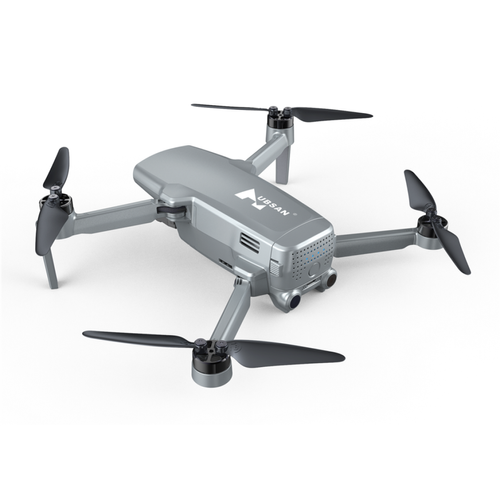 Hubsan Drone Hubsan ZINO Mini PRO avec caméra 4K cardan 3 axes éviter les obstacles GPS FPV 128G 3 batterie Gris