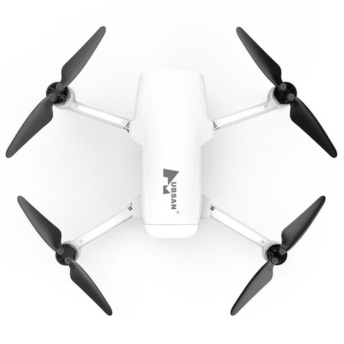Drone connecté Drone RC Hubsan ZINO Mini SE avec caméra 4K 30fps cardan 3 axes GPS Wifi 5G FPV 2 batterie blanc