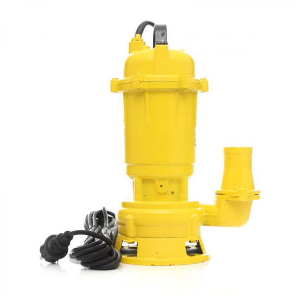 Pompes d'alimentation Hucoco DCRAFT | Pompe eaux chargées avec broyeur | Puissance 3100W | Débit 25000 l/h | Pompe de relevage eaux usées fosse septique - Jaune
