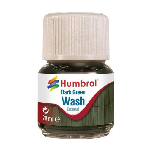 Humbrol - Humbrol Enamel Wash Dark Green 28 ml - Humbrol Humbrol  - Humbrol