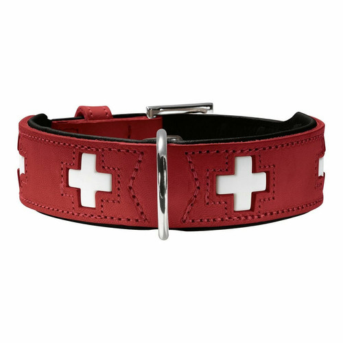Hunter - Collier pour Chien Hunter Swiss Rouge/Noir (24-28.5 cm) Hunter  - Collier pour chien Hunter