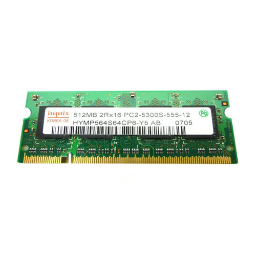 Hynix - 512Mo RAM PC Portable SODIMM HYNIX HYMP564S64CP6-Y5 DDR2 PC2-5300S 667MHz CL5 Hynix  - Memoire pc reconditionnée