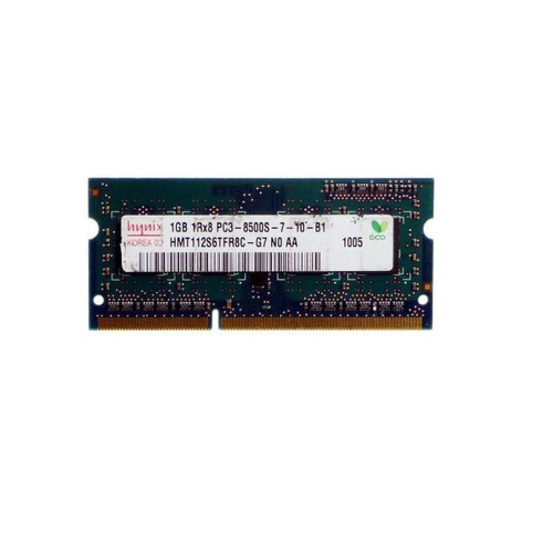 Hynix - 1Go RAM PC Portable SODIMM Hynix HMT112S6TFR8C-G7 DDR3 PC3-8500S 1066MHz CL7 - Hynix