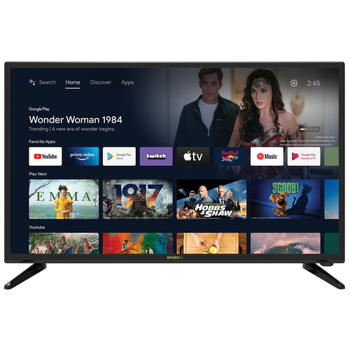 Hyundai - TV Android 32'' HD LED  80 cm Google Play Netflix YouTube Hyundai  - TV, Home Cinéma