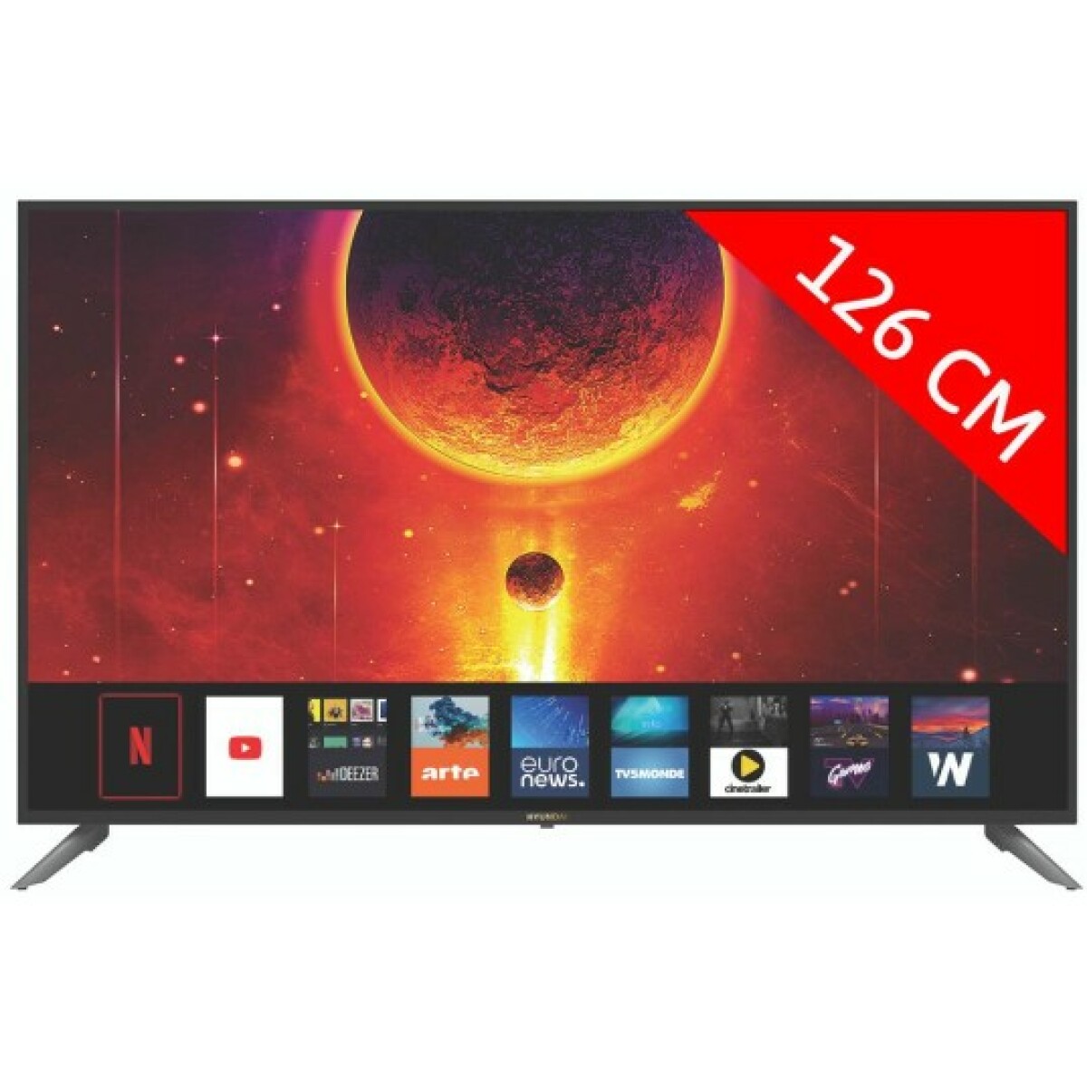 TV 50'' à 55'' Hyundai TV LED 4K 126 cm HY-TVS50UH-002