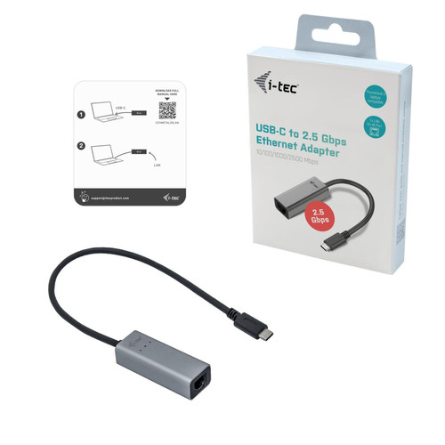 Modem / Routeur / Points d'accès Adaptateur USB vers Ethernet i-Tec C31METAL25LAN