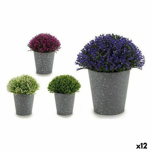 Ibergarden - Plante décorative Plastique 14 x 15 x 14 cm (12 Unités) Ibergarden  - Plantes et fleurs artificielles