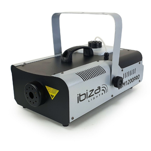 Ibiza Light - Ibiza Light LSM 1200PRO Machine à fumée  programmable avec DMX - 2 télécommandes - 1200W - Ibiza Light
