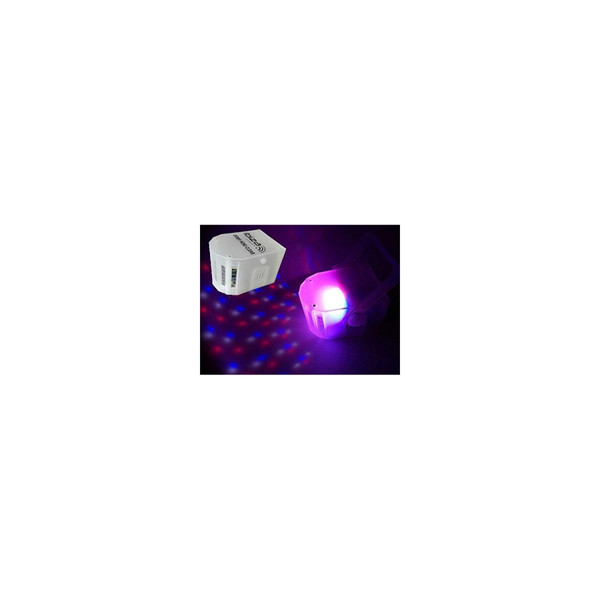 Effets à LED Ibiza Light Jeux de Lumières Derby Mini Clear Ibiza
