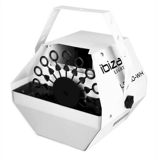Ibiza Light - Machine à bulles 25W blanche Ibiza Light LBM10-WH Ibiza Light - Eclairage de soirée