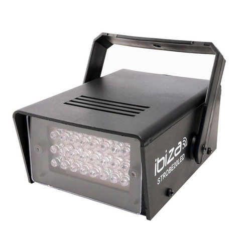 Ibiza Light - Mini stroboscope 20w à LEDs STROBE20LED Ibiza Light - Eclairage de soirée