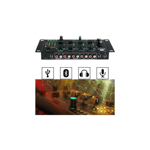 Ibiza Sound Pack sono complet karaoké ibiza  DJ300  480W + table de mixage bluetooth + 2  HP + 2 micros + clé USB 32gigas