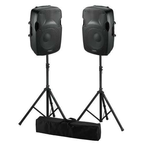 Ibiza Sound - PACK d'enceintes passives - Ibiza Sound XTK12 -12"/30cm - 2x500W - ABS moulé - Puissance 2x250W RMS - PIEDS Robustes + BAG Ibiza Sound  - Ibiza Sound