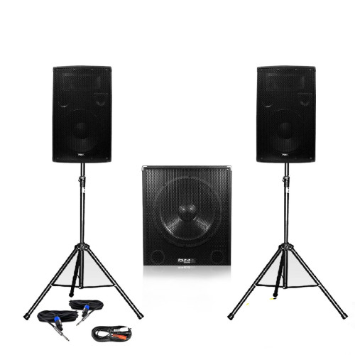 Ibiza Sound - Pack 1512 Sonorisation 2000W Caisson bi-amplifié - Packs DJ