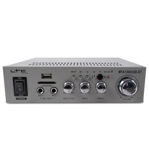 Packs sonorisation Pack Sono DJ PA Ampli USB/SD/BT 100W + Micro + Table de mixage 3 voies/5 entrées + Câbles