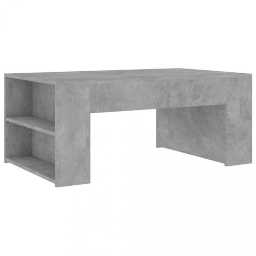 Icaverne - Icaverne - Tables basses gamme Table basse Gris béton 100x60x42 cm Aggloméré - Table basse beton