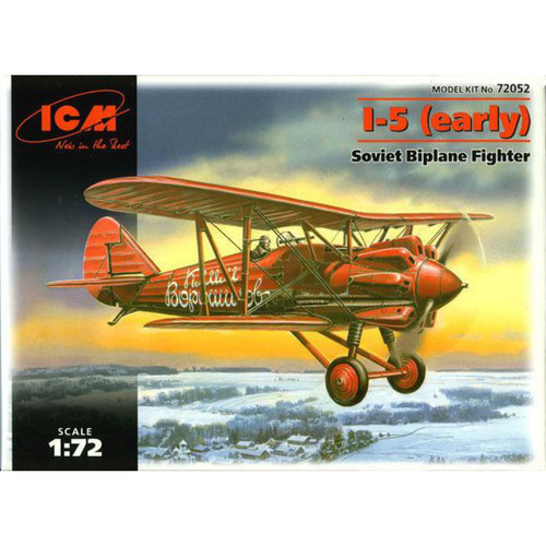 Icm - I-5 Soviet Biplane Fighter - 1:72e - ICM Icm - Jeux & Jouets