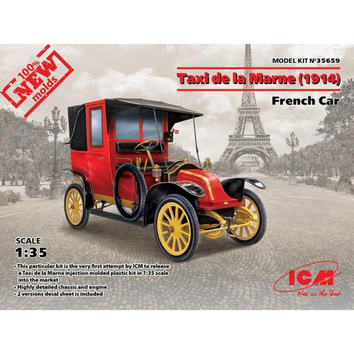 Icm - Taxi de la Marne(1914),French Car - 1:35e - ICM Icm  - ASD