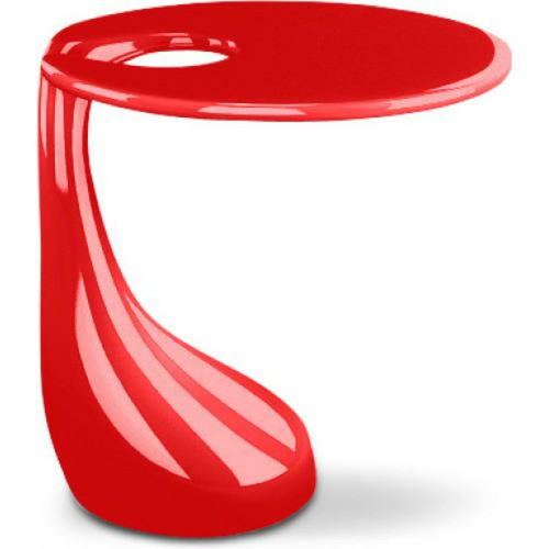 Iconik Interior - Table Bob - Fibre de verre Rouge Iconik Interior - Tables d'appoint