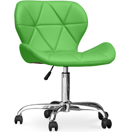 Iconik Interior - Chaise de bureau à roulettes - Chaise de bureau pivotante - Tapissée en simili cuir - Wito Vert Iconik Interior  - Chaise de bureau Chaises