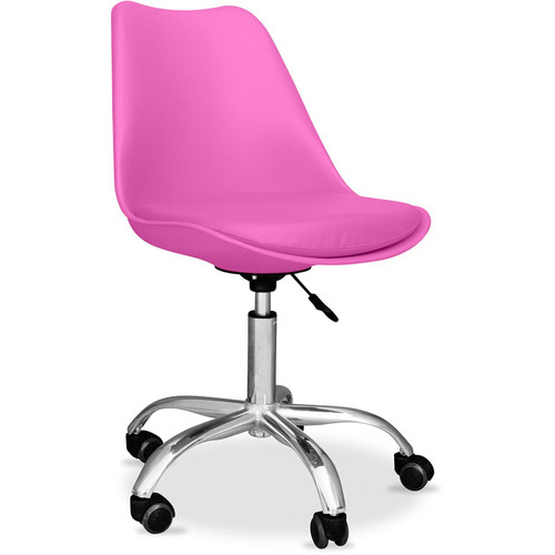 Iconik Interior - Chaise de bureau Tulip pivotante à roulettes - Chaise de bureau Chaises