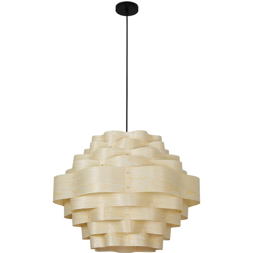 Iconik Interior - Lampe suspendue au design Boho Iconik Interior  - Lustre bois