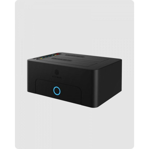 Convertisseur Audio et Vidéo  Icy Box ICY BOX Dual SSD et HDD Docking Station USB 3.0, SATA Clone Station, noir