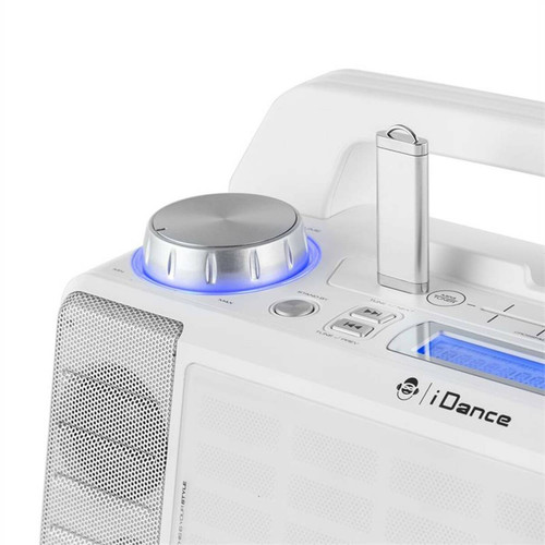 Idance DANCE XD2 Enceinte 50W à LEDs Bleu AUX/FM/USB Bluetooth + Jeux de lumières Sixmagic