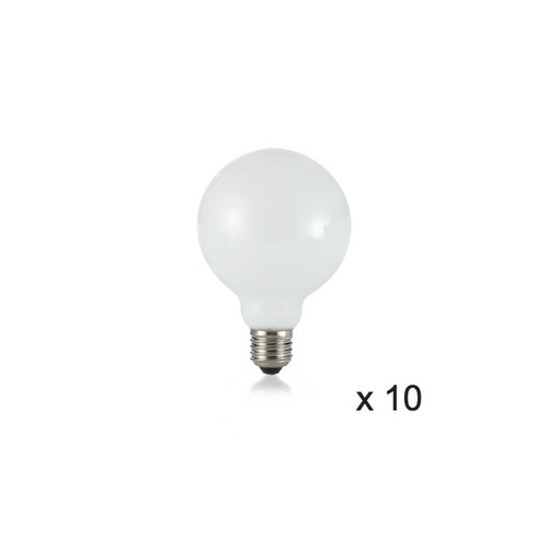 Ideal Lux - Ampoule (x10) 8W E27 Blanc D9,5 252186 Ideal Lux  - Ampoules LED