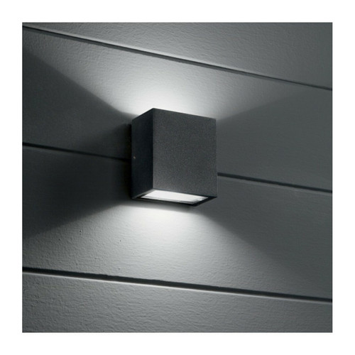 Ideal Lux - Applique d'extérieur LED Cubic Up & Down Anthracite IP65, 4000K Ideal Lux  - Maison Gris