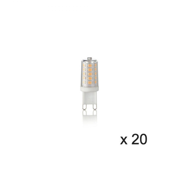 Ampoules LED Ideal Lux Ampoule (x20) 3,2W G9 Transparent D1,9 209043