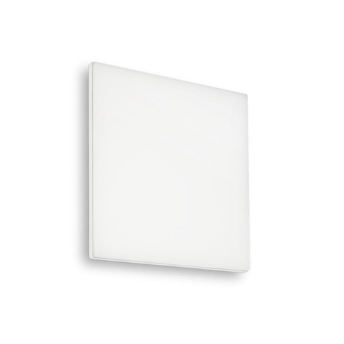 Ideal Lux - LED Extérieur Carré Simple Flush Blanc IP65, 3000K - Ideal Lux